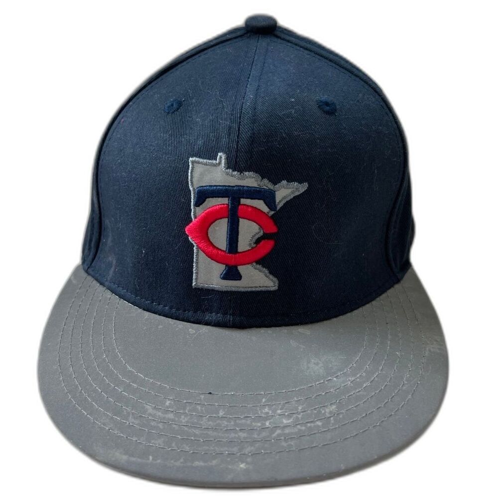 TC Logo Minnesota Twins New Era 9Fifty Snapback Baseball Hat Cap by Melonwear